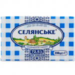 Масло солодковершкове «Селянське» 72,5%, 180 г - image-0