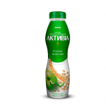 Біфідойогурт «Активіа» яблуко-злаки, 580 г - image-0