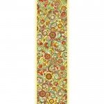 Шалик "Райські пташки". Жовтий. 173х40 см - image-1