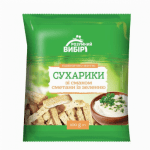 Сухарики 100г зі смаком сметани із зеленню - image-0