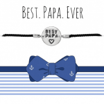 Браслет срібний "Бест тато" - image-0