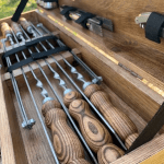 Набір шампурів "Лось" Gorillas BBQ в дерев'яній коробці - image-3