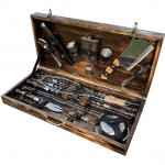 Набір шампурів "Бізон" Gorillas BBQ в дерев'яній коробці - image-0