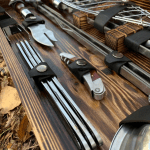 Набір шампурів "Бізон" Gorillas BBQ в дерев'яній коробці - image-4