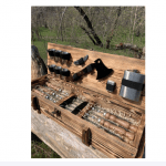 Набір шампурів "Вітязь" Gorillas BBQ в дерев'яній коробці - image-1