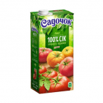 Сік "Садочок" томатний з сіллю прямого віджиму, 0,95л - image-0
