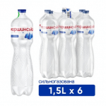 Мінеральна вода Моршинська сильногазована, 1,5лx6 - image-0