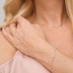 Браслет срібний Дві Зірки Youko з кульками - image-2