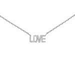 Підвіска срібна LOVE Youko з камінням - image-0