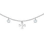 Підвіска срібна Клевер з камінням Youko - image-2