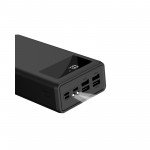 Повербанк 40000 mAh (БАТАРЕЯ УНІВЕРСАЛЬНА XO 40000MAH, INPUT:MICRO-USB/TYPE-C/LIGHTNING(5V/2A), OUTPUT 4*USB-A(5V/2A) (PR124_BLACK)) - image-1