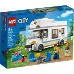 BUILDING LEGO CITY GREAT VEHICLES HOLIDAY IN A HOUSE ON WHEELS 190 PARTS (60283) - image-0