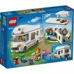 BUILDING LEGO CITY GREAT VEHICLES HOLIDAY IN A HOUSE ON WHEELS 190 PARTS (60283) - image-1