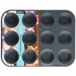 ФОРМА ДЛЯ ВИПІКАННЯ ARDESTO TASTY BAKING ДЛЯ МАФІНІВ 12 КОМІРОК 35Х2 (AR2305T) - image-0