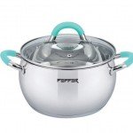 КАСТРУЛЯ PEPPER APPLE MINT 22X12,5 СМ 5,0 Л PR-1108-22 (107782) - image-0