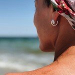 Сережки срібні Коло з монетою - image-2